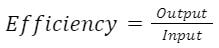 Concept of Measurement Efficiency