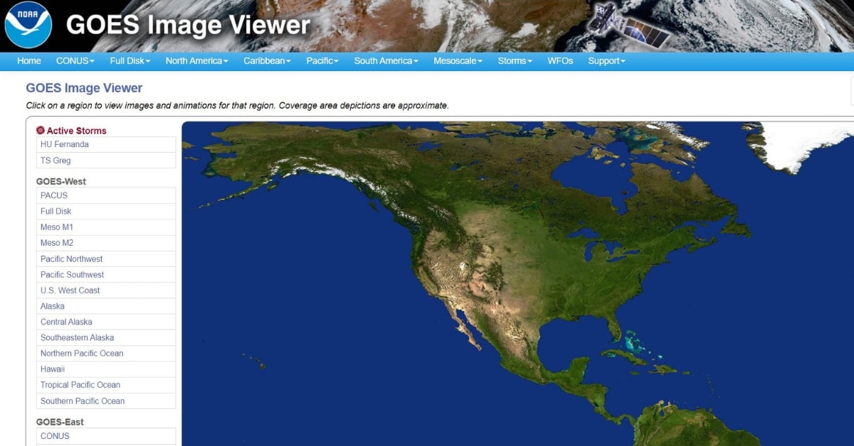 GOES-East and GOES-West