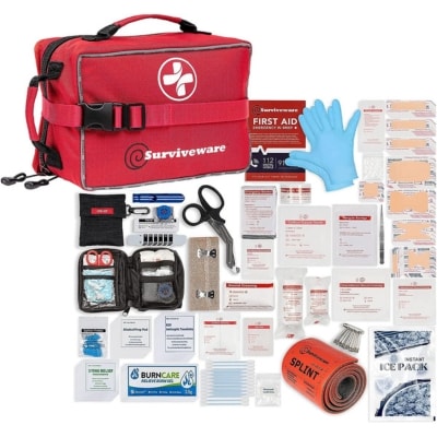 Surviveware Large First Aid Kit for Extended Trips
